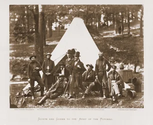 Spanare och vägvisare för Potomacarmén, 1862